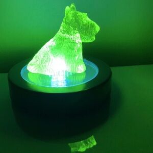 Blacklight base uv 395 blacklight base for uranium glass vaseline glass